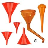 Mini Fülltrichter :Trichter Set mit 4 verschiedenen Größen für eine Vielzahl von Anwendungen, wie z.B. im Haushalt oder in der Werkstatt