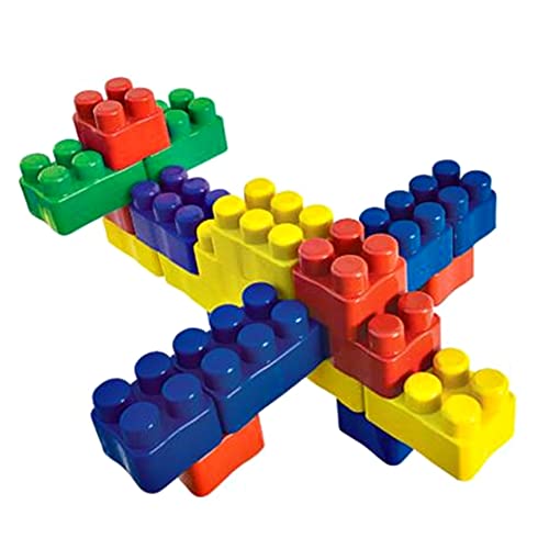 Brinquedo Blocos De Montar Grandes 77 Peças Infantil Criança Criatividade