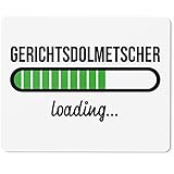 JUNIWORDS Mauspad Mousepad, Gerichtsdolmetscher Loading (6198009)