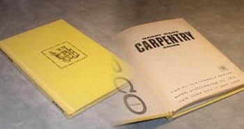 Hardcover Handy Man's Carpentry Guide Book