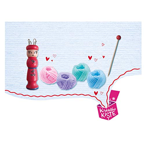 Schmidt Spiele 51604 Strickliesel, Kreativspas in der Metalldose, 4 Jahre to 99 Jahre, Rosa – Bild 3