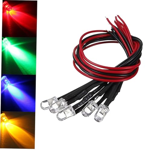 Kit LED pré-câblées de 50 pièces multicolores pour modèles Rc et décorations - 5