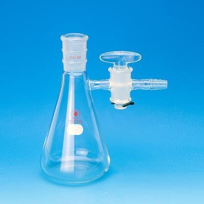 6978-15 Filtering Flask with Stopcock, Heavy Wall, 1000 mL Capacity, 24/40 Standard Taper Outer Joint