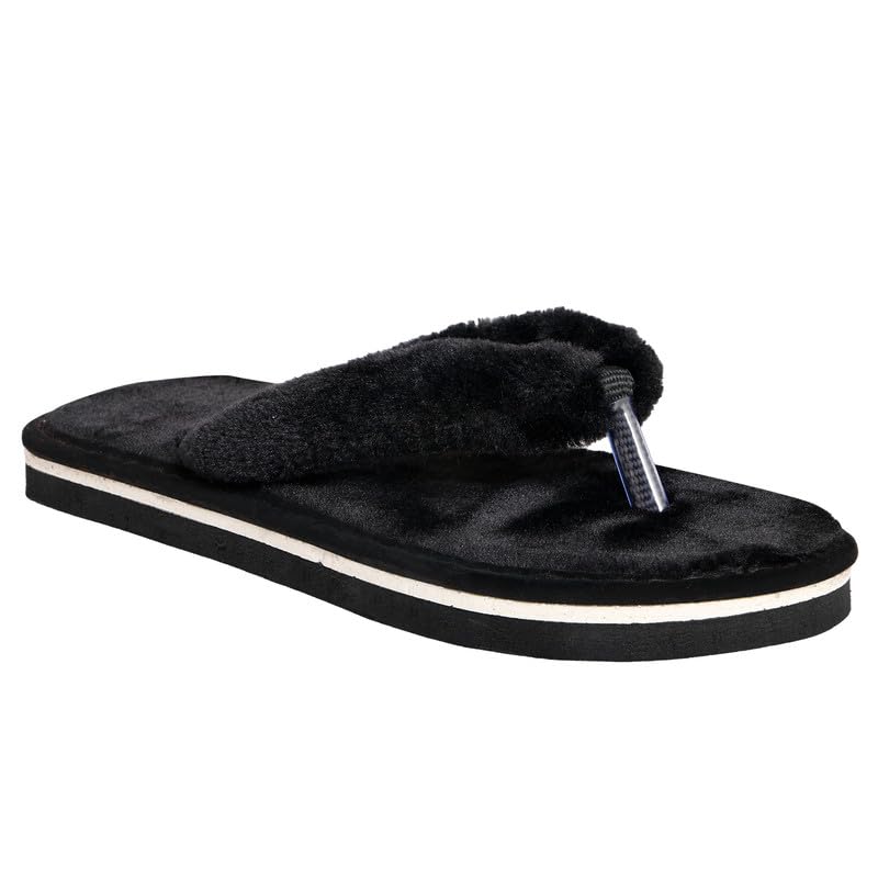 Bhains Ki Ankh Womens Black Slip on Fur Home Slipper -39 (B07NY2BDR9) Amazon Price History, Amazon Price Tracker