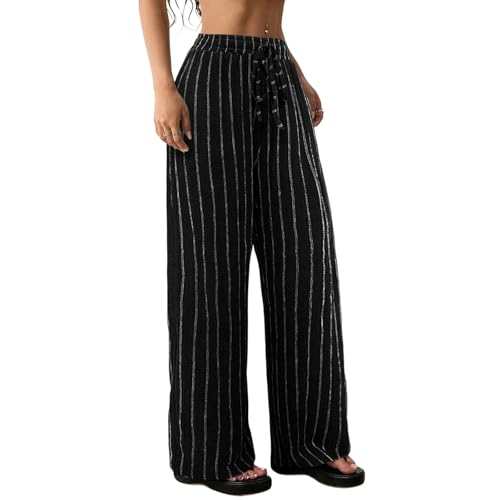 Pantalon de loisirs ample en lin mélangé pour vos vacances