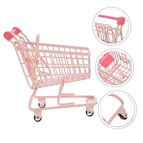 PLAFOPE 1Pc Guarnição De Metal Casa De Bonecas Vans Criança Pequena Suporte De Mesa Caddy Mini Carri