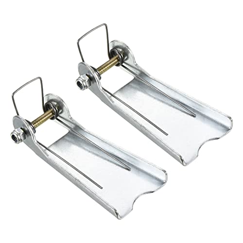 PATIKIL 2.9 Inch Replacement Hooks Latch, 2 Pack Metal Thickened Towing Receiver Hitch for Clevis Hook Trailer, Silver