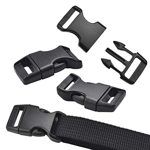 Multicolor Quick Side Release Buckles For Paracord Bracelets Pet Collar Belt Strap Craft Accessory (5/8"(16Mm)) #TOP3