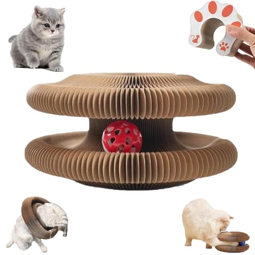 Twisty Paws Cat Toy, 2025 Upgraded Foldable Cat Toy with