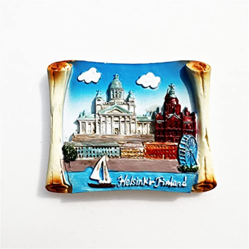 Imán Decorativo Helsinki Finland para Refrigerador miniatura 5
