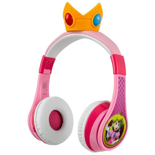 Image of Princess Peach Bluetooth Headphones for Kids Wireless Headphones for School
