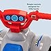Kid Trax Nickelodeon's Paw Patrol Toddler Quad Electric Ride On Toy, 18-30 Months, 6 Volt, Max Weight 44 lbs, Blue/Grey