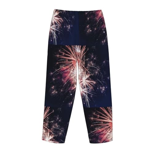 Vêtement de nuit imprimé feu d'artifice pour soirée cocooning