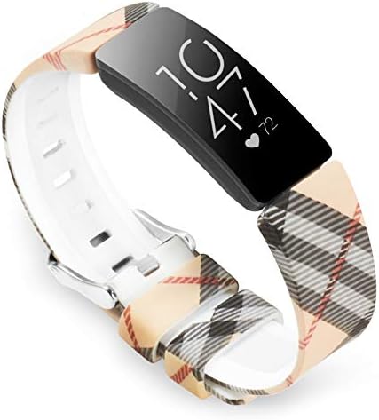 allbingo Cute Bands Compatible with Fitbit Inspire HR & Inspire & Ace 2, Women Men Floral Print Replacement Strap Accessories Wristband Small Large for Inspire HR & Inspire