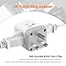 TESSAN US to UK Plug Adapter, Type G UK Travel Plug Adapter, Ireland Scotland Dubai Power Adaptor with 3 Outlets and 2 USB Ports, USA to England London British Qatar Kenya Outlet