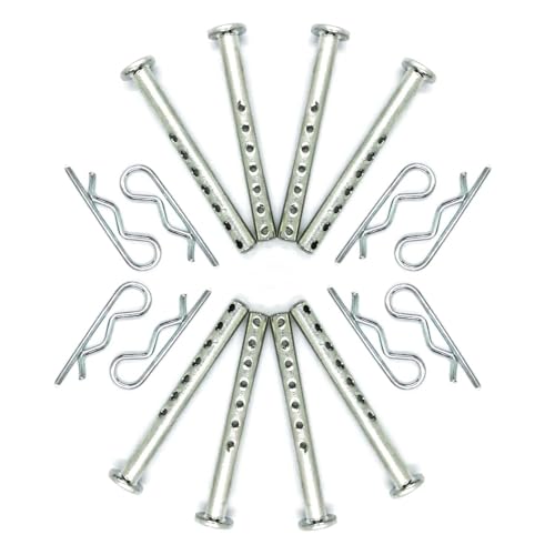 472795 014973472795 Clevis Pin with R- Clip (1/4 inch X 2-1/2 inches) (8 Sets)