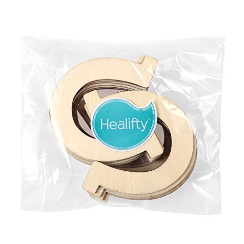 Healifty 24Pcs Wood Discs Slices Horseshoe Shape Unfinished Wooden Cutouts Craft Diy Decoration #TOP5
