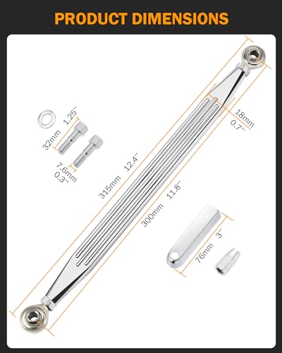 Pbymt Leva Del Cambio Cromata Compatibile Con Harley Davidson Dyna Softail Touring Road Glide Street Glide Road King Electra Glide 1986-2023 - 7