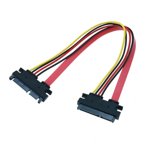 Cable Extensor SATA 30 cm 22 Pin Male a Female miniatura 3