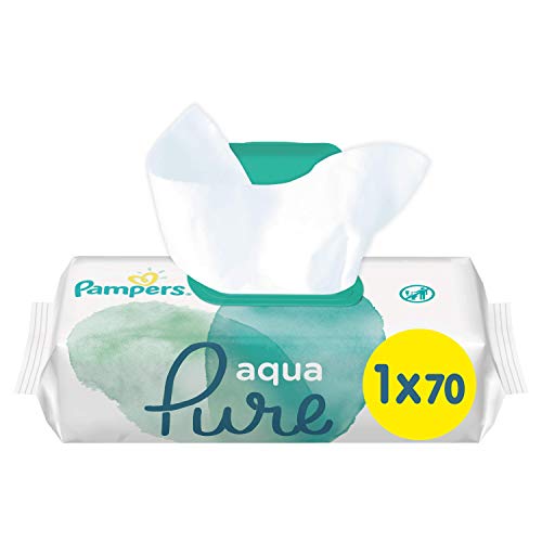 Pampers Toallitas Baby Aqua puras, 70 cada una