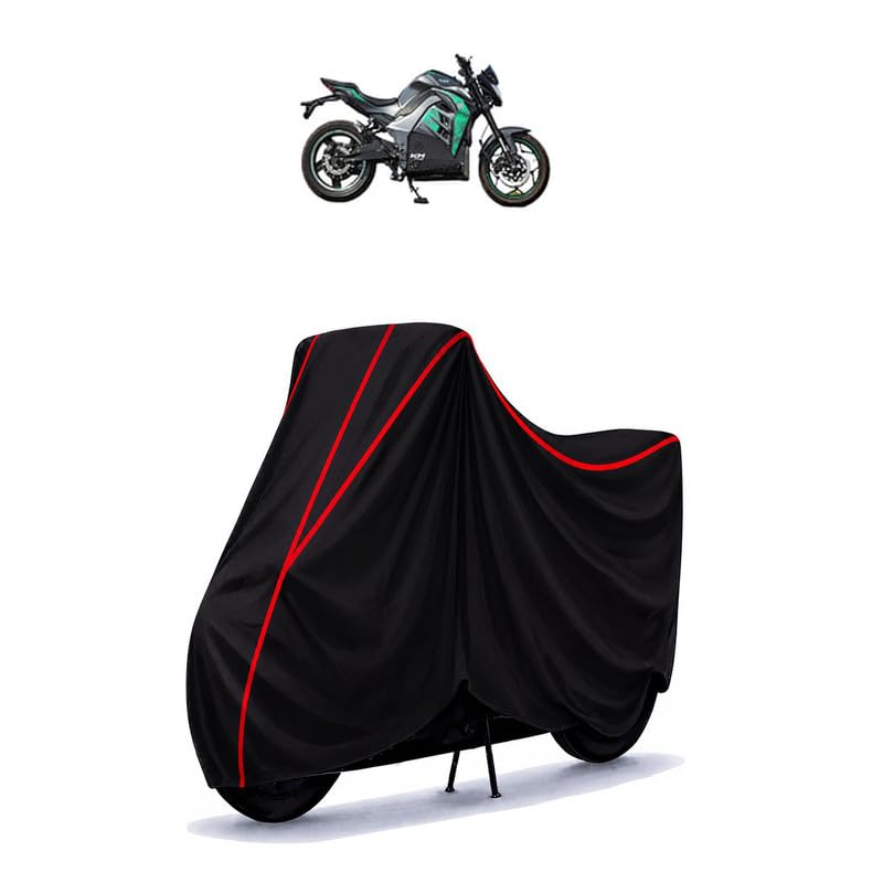 Image of Kabira Mobility KM 4000 Water Resistant Bike Cover for All Motorcycles & Rain | Heavy Duty Taffeta Fabric | UV Protection, Dustproof, Scratchproof | All Weather Two Wheeler Cover with Elastic Bottom