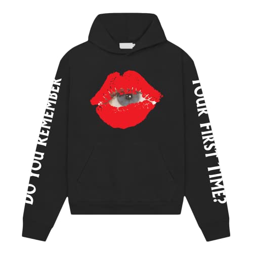 Sony Unisex-Adult Standard The Kid Laroi Lips Black Hoodie2