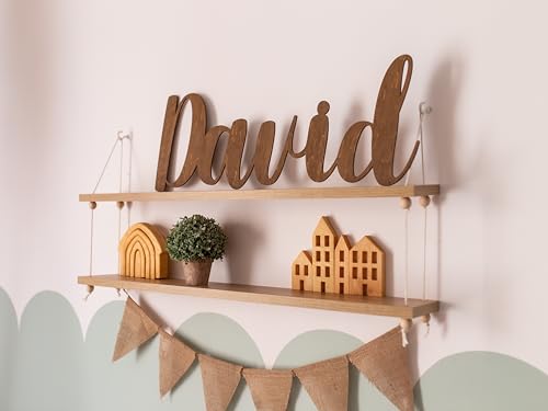 Miniatura 9 de Arteles Con Nombres Para Habitación Infantil, Letrero De Madera Personalizado Con El Nombre Del Bebé