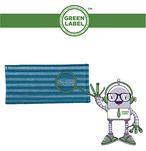 Green Label Confezione da 4 Panni in Microfibra di...