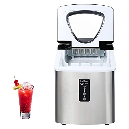 Máquina portátil para hacer hielo - Hielo en cubos listo en 6-10 minutos - Produce 40 libras de hielo en 24 horas - Ideal para hogar, oficina, bar o cocina miniatura 1