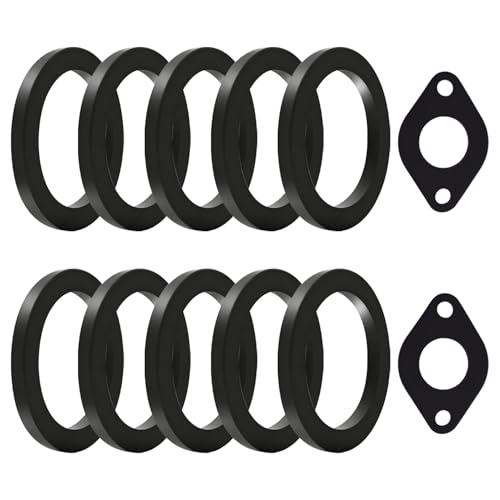 LEYURISE 10 Pcs Flange Gasket Seals Replacement Assembly Pump Flange Gasket Compatible with Taco Water Heating Systems Replace#: 007-007RP