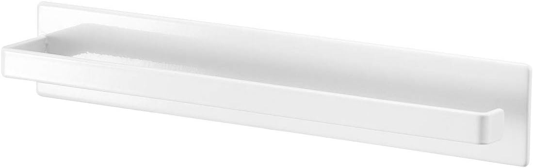 Yamazaki Industries Mist 4237 Magnetic Bathroom Rack, Wide, White, Approx. W 11.0 x D 3.7 x H 3.1 inches (28 x 9.5 x 8 cm), Bathroom Rack, Bathroom Storage, Hook Included