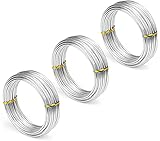 Passende Länge: Jeder Draht für Schmuck misst 10m, was sich perfekt zum Basteln eignet. Unser leichter Schmuck Draht ist einfach und bequem zu verarbeiten und kann mehrmals gebogen werden, ohne zu brechen, was ihn ideal für Anfänger macht