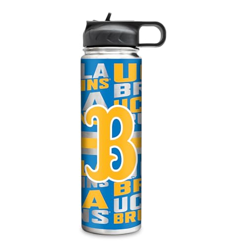 Rico Industries NCAA UCLA Bruins 22oz Stainless Steel Tumbler with Lid - Great For Coffee, Tea, Water or Cocktails