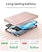 ULiXWH 10,000mAh for MagSafe Power Bank Ultra Slim, Magnetic Wireless Charger with USB-C Cable, Fast Charging Portable Battery for iPhone 17 Pro Max/17 Pro/Air/16/15/14/13, Rose Gold