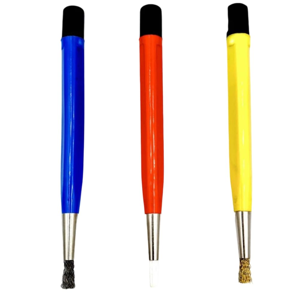 UDSKNV[KSL Watch Jewelry Cleaning Pen Fiberglass Scratch Brush Pen Rust Stain Remover Pen Jewelry Electronic Components Repair Tool