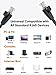 CableCreation Cat 6 Ethernet Cable 3.3FT High Speed Flat Internet Cable for Outdoor & Indoor Support CAT6 Network Solid Slim Flat Cord Black for Gaming, Router, Modem, PC, PS4, PS5