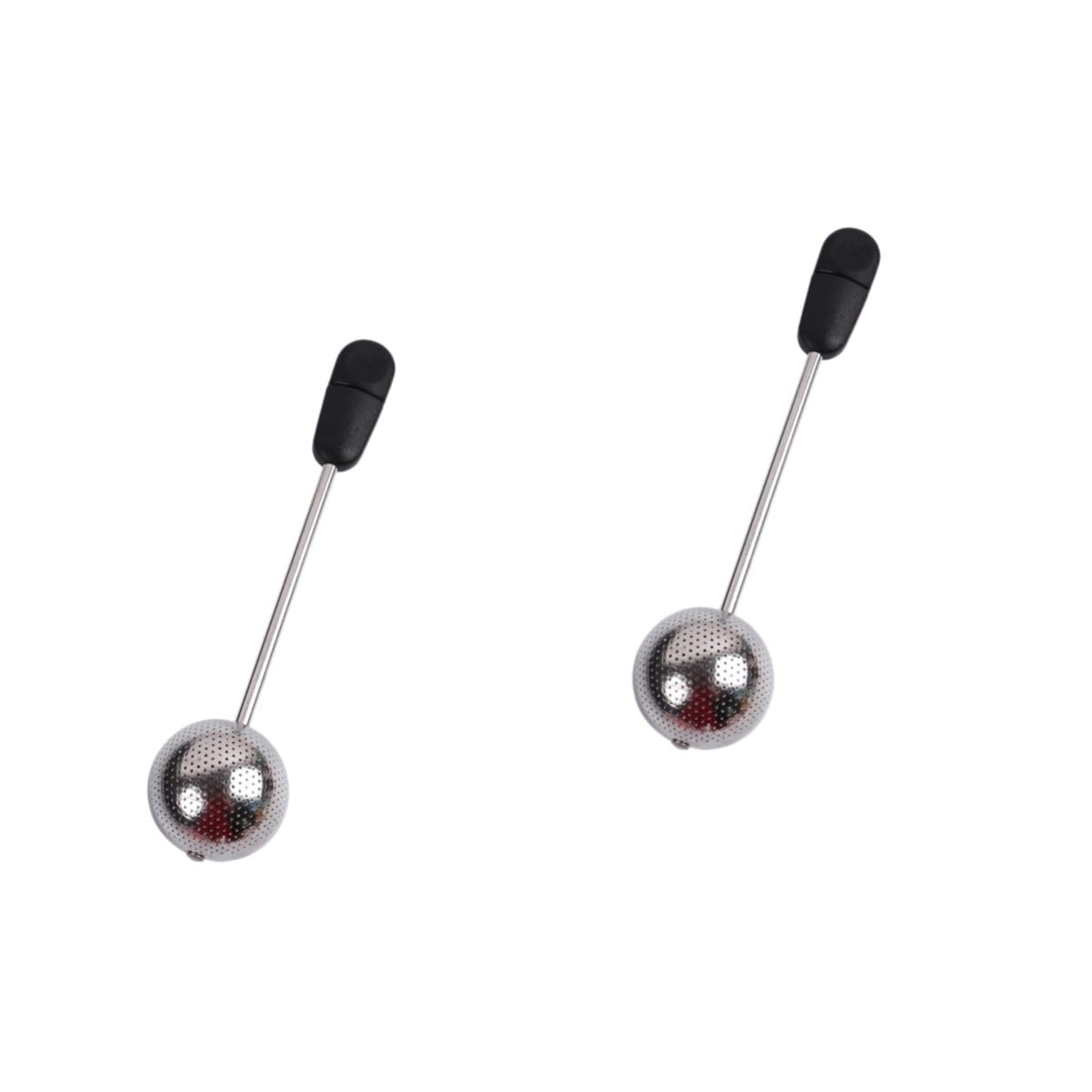 MAGICLULU 2 pcs Creative Stainless Steel Tea Infuser Stylish Reusable Tea Strainer Herbs and Spices Unique Design