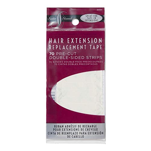 Satin Strands Hair Extension Replacement Tape Strips