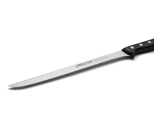 Miniatura 3 de Arcos Cuchillo afilado de acero inoxidable de 9 pulgadas. Cuchillo para cortar jamón y carne. Mango ergonómico de polioximetileno y hoja de 9.449