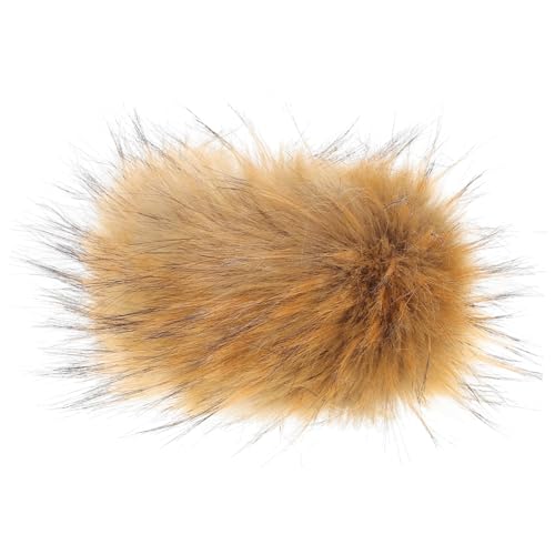 Puños peludos de armadura Mikikit calentadores de muñeca de invierno suaves talla única