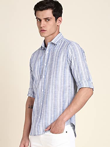 Image of Dennis Lingo Men Cotton Slim Fit Casual Shirt