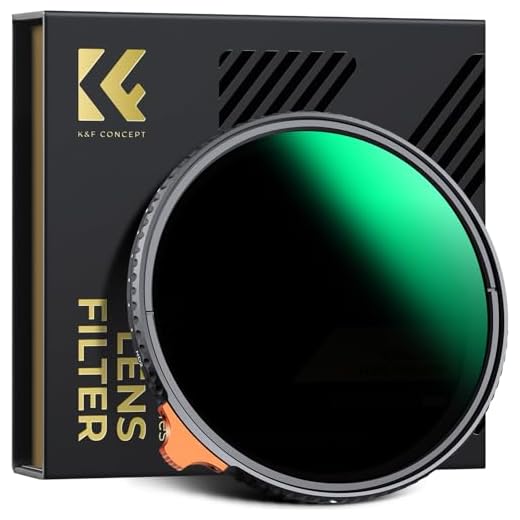 K&F CONCEPT Nano-X 67mm ND Filter Variabler Graufilter ND2-400 (1-9 Stop) Vario ND Filter mit Filtertasche