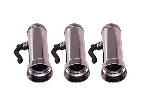 Image of Nakshathra Stainless Steel Puttu Maker with Steamer, Puttu Kudam, 2 Puttu Pipe & Free One Extra Pipe, Gas & Induction Compatible, Durable Food-Grade Rice Cake Maker
