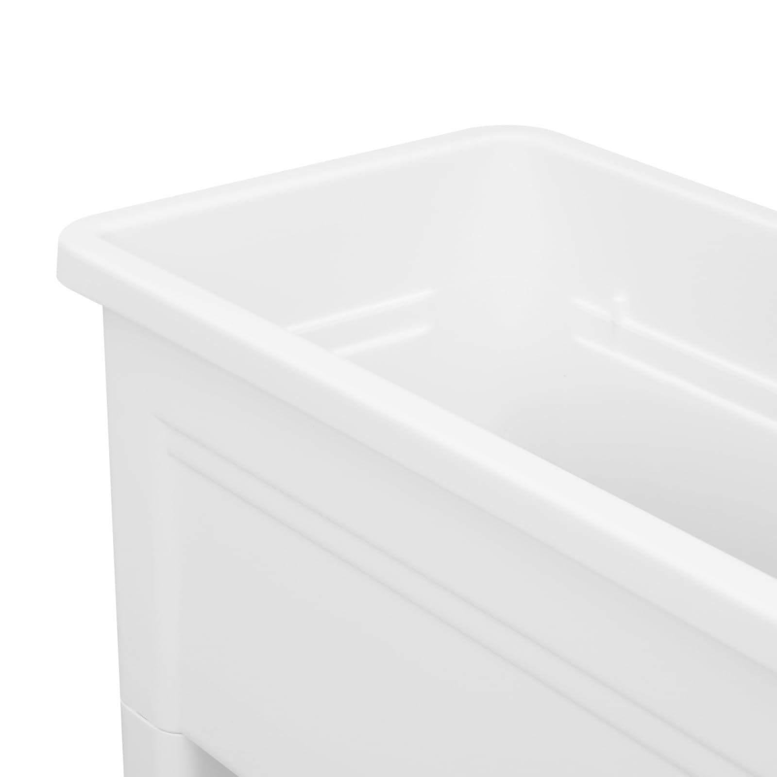 Set di 2 aiuole rialzate da balcone, 75 x 34,5 x 65,5 cm, rettangolari per esterni, fioriera con piedini in gomma, per verdure, erbe aromatiche, fiori su terrazze, giardino