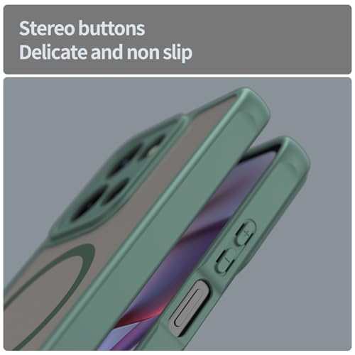 Image of Compatible with Moto G Play 2026 Case Cover,Compatible with MagSafe,Anti-Fall,Compatible with Motorola Moto G Power 2026 / Moto G 5G (2026) Cell Protective Phone Case Green