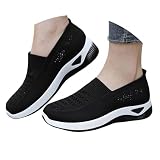 Zapatillas ortopedicas Mujer, ortopédicos de Malla para Mujers, diseño sin Cordones con Confort Total Look Chic para tu día a día, Zapatillas Fitness Mujer Gym, Zapato postoperatorio, Womens Trainers
