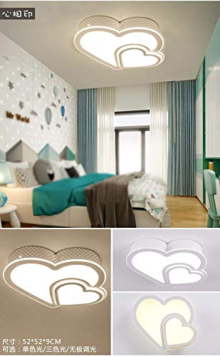 Plafonnier moderne LED 24W cartoon de 52cm avec télécommande pour chambre de bébé