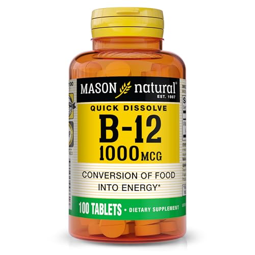 Mason Vitamins, Vitamin B-12, 1000 mcg, 100 Tablets