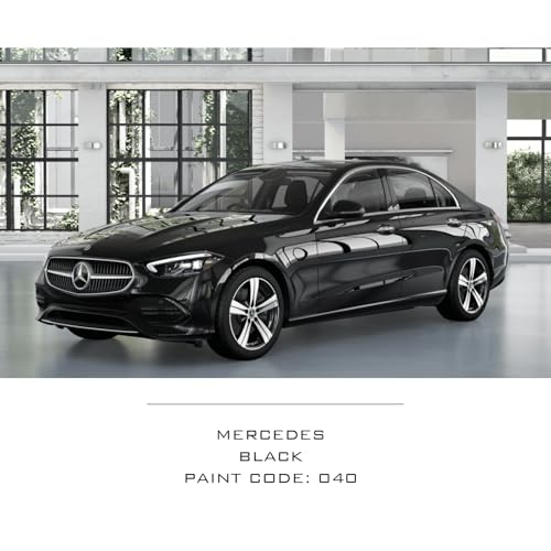 Image of Paint Scratch Fix Exact Mercedes Touch Up Paint For Mercedes Black 040, Car Paint Pen, Auto Marker For Scratches, Fixed Keyed Car And Stone Chips, Manufacturer Exact Color Code Match, (MERECEDES - Black - 040)