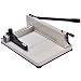 Giantex 12'' Guillotine Paper Cutter, Heavy Duty A4 Trimmer Machine with Commercial Metal Base and 400 Sheet Large Capacity for Home and Office, Paper Trimmer